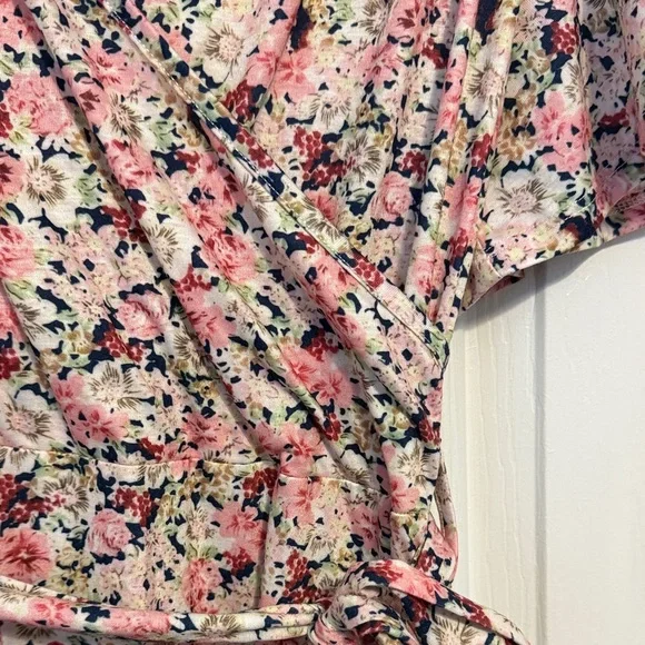 Mikarose Floral Dress - Pink, Red, Green, Yellow - Picture 3 of 8